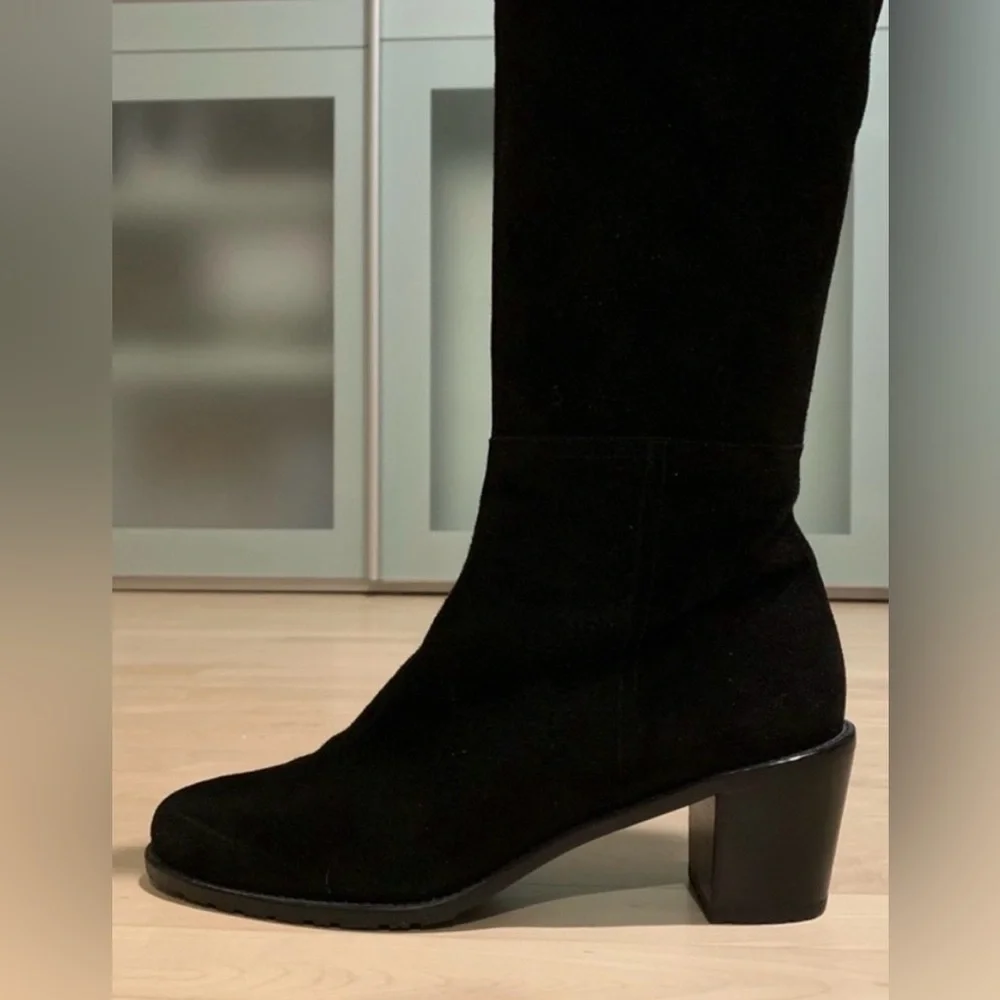 Stuart Weitzman Over the Knee Suede Boots - Picture 2 of 4